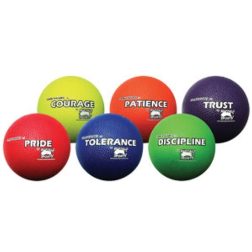 BUFFALO SPORTS SET 2 PREMIUM RUBBER PLAYGROUND BALLS - 6 BALLS (CORVAL008)