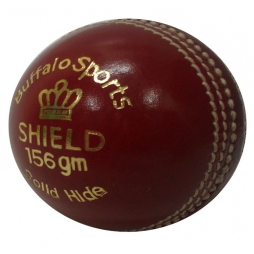BUFFALO SPORTS SHIELD CRICKET BALL - RED / WHITE / PINK / ORANGE / YELLOW