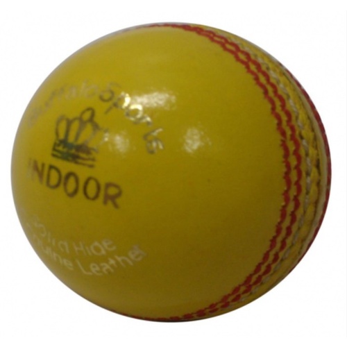 BUFFALO SPORTS INDOOR CRICKET BALL - SENIOR SIZE AND WEIGHT (CRICK385)