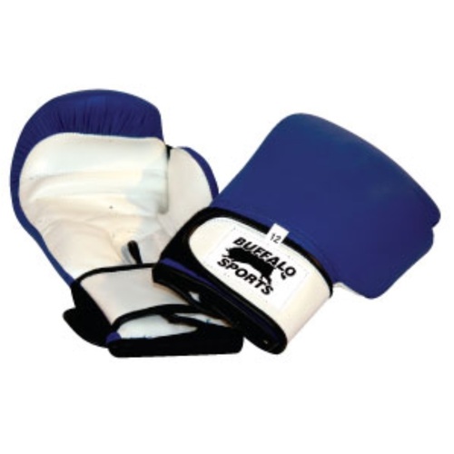 BUFFALO SPORTS PRO MODEL BOXING GLOVES - BLUE OR RED - MULTIPLE WEIGHTS (BOX201)