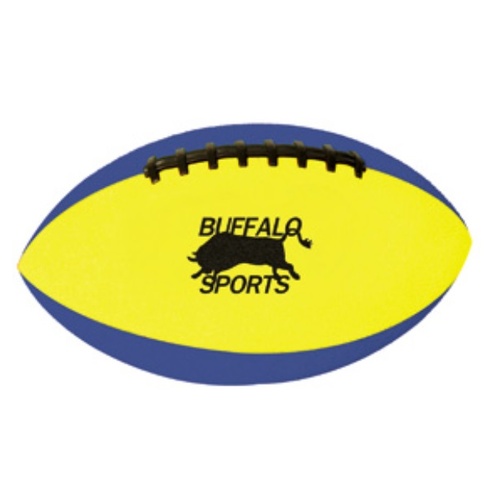 BUFFALO SPORTS HEAVY DUTY RUBBER FOAM FOOTBALL - 15CM LENGTH (PLAY074)