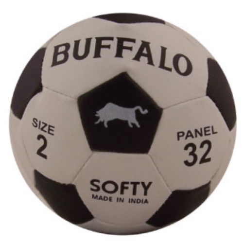 BUFFALO SPORTS SOFT KICK SOCCER BALL - FOAM FILLED - SIZES 1 OR 2