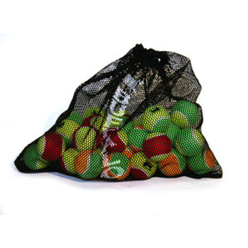 BUFFALO SPORTS LOW COMPRESSION TENNIS BALLS IN MESH BAG - 3 DOZEN (TENN102)