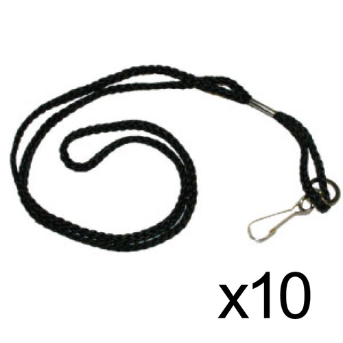BUFFALO SPORTS LANYARD - PACK OF 10 - NECK STRAP / ID HOLDER / PHONE (WHI007x10)