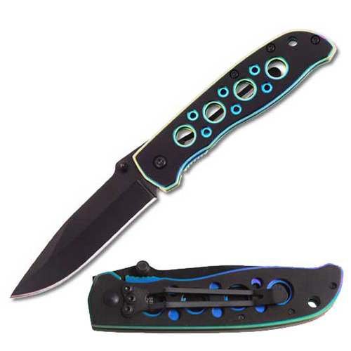 Fury Stark Titanium Folding Pocket Knife 95mm Closed Length (32213)