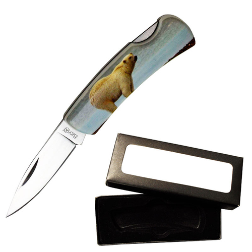 Fury Animal Collector Knife Polar Bear Knife 89mm Closed Length (32217)