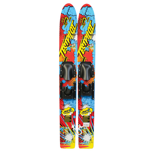 TEST PILOT JNR KIDS WATER SKI TRAINERS - ADJUSTABLE BINDINGS - 48" LENGTH