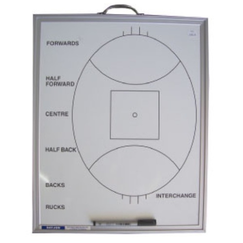 BUFFALO SPORTS AUSSIE RULES COACHES BOARD - LARGE - AFL - 50 X 60CM (COACH003)