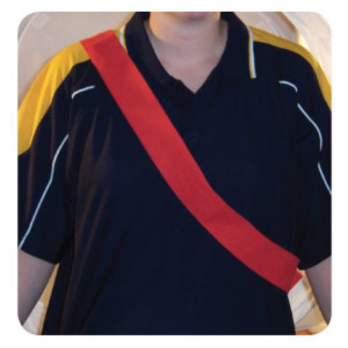 BUFFALO SPORTS SEAT BELT WEBBING COLOUR BAND SASHES - 10 PACK - MULTIPLE COLOURS