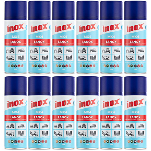 12 PACK LANOX LANOLIN MX4 ANTI-CORROSION LUBRICANT 300g (MG-44410x12)