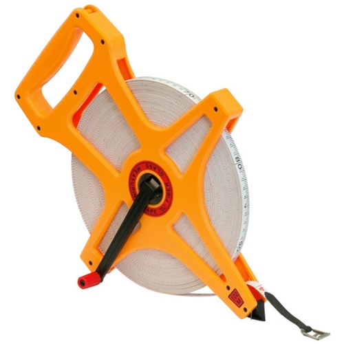 HART OPEN REEL FIBREGLASS MEASURING TAPE - 15M, 30M, 50M, 100M SIZES