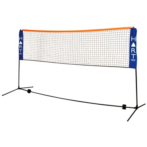 HART MINI BADMINTON NET SYSTEM - ASSEMBLES IN SECONDS (3-170)