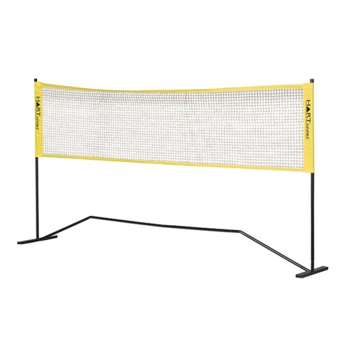 HART PORTABLE TENNIS / BADMINTON NET SYSTEM - EASY TO SET UP (3-171)