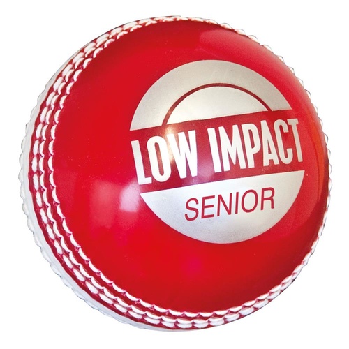 HART SOFTI PVC CRICKET BALL - RED & WHITE - JUNIOR / SENIOR - ONE PIECE COVER