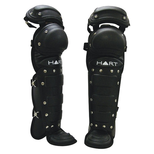 HART BASEBALL, SOFTBALL & T-BALL CATCHERS LEG GUARDS - FULL WING DESIGN
