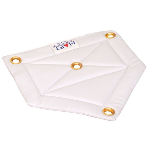 HART VINYL HOME PLATE - 1/2 " THICK, QUALITY MADE VINYL PLATE (5-985)