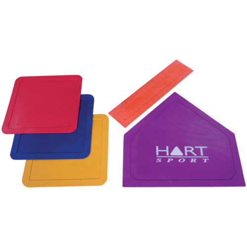 HART COLOUR BASE SET - FIVE COLOUR RUBBER BASES FOR SETTING UP A DIAMOND (5-975)