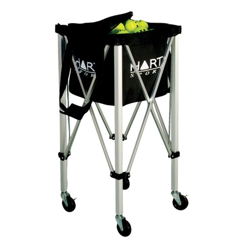 HART TENNIS BALL CART - LIGHTWEIGHT STURDY ALUMINIUM TROLLEY (19-356)