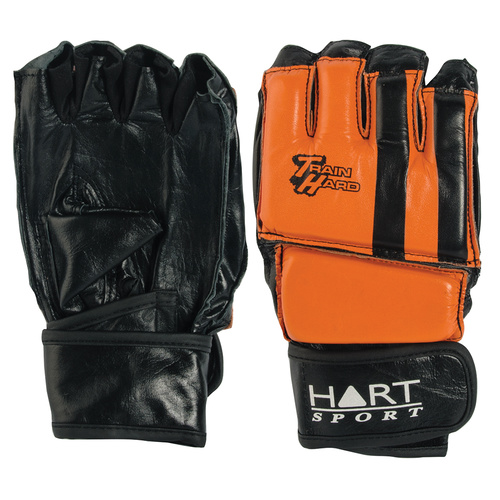 HART TRAIN HARD FINGERLESS BAG MITTS - HIGH QUALITY LEATHER WITH EVA PADDING