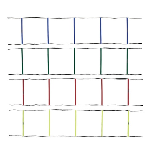 HART TRAINING FOUR COLOUR AGILITY LADDER SETS - HUGE VARIETY OF FOOTWORK DRILLS