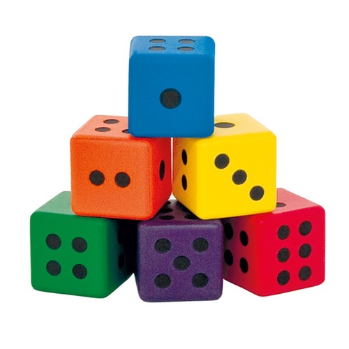 HART FOAM DICE SET - SET OF 4 FOAM, COATED DICE (33-075)