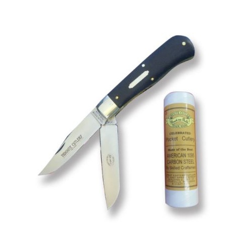 TIDIOUTE MISSOURI TRAPPER EBONY WOOD POCKET KNIFE - 108MM CLOSED (GT-428212-EW)