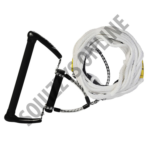 ADVANTAGE TEAM LONG VEE HANDLE & 1 LOOP SKI ROPE FOR SKIING AND KNEEBOARDING  (AD6020)