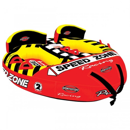 Sportsstuff Speedzone 2 Person Inflatable Towable Water Ski Tube 53-1931