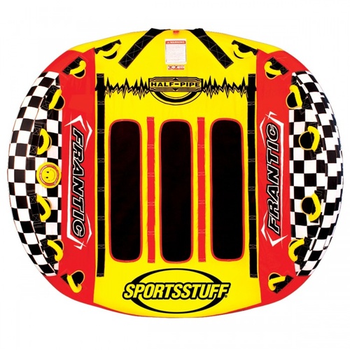 Sportsstuff Frantic 3 Person Inflatable Towable Water Ski Tube 53-2160