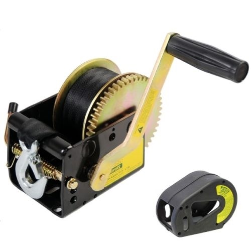 JARRETT WINCH 1 SPEED 5:1 700KG RATING W/ COVER & 6M WEBBING STRAP (WB-F10204WC)