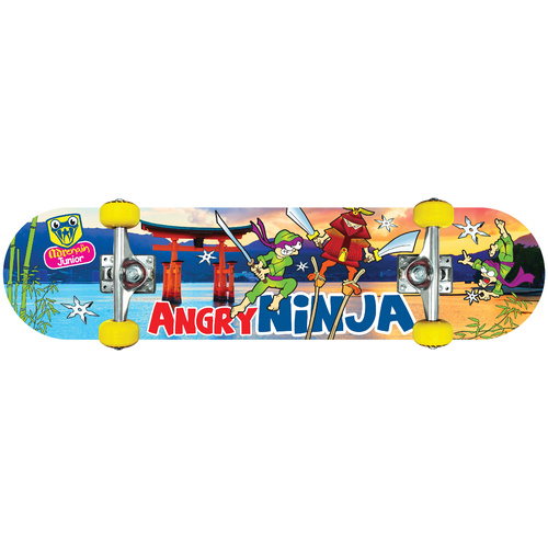 Adrenalin Angry Ninja Kids Youth Skateboard 29"x 7"