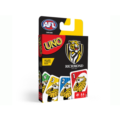 UNO AFL Playing Cards Richmond Tigers