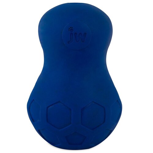 JW Pet Tumble Teez Dog Treat Puzzler Dog Toy Blue Large