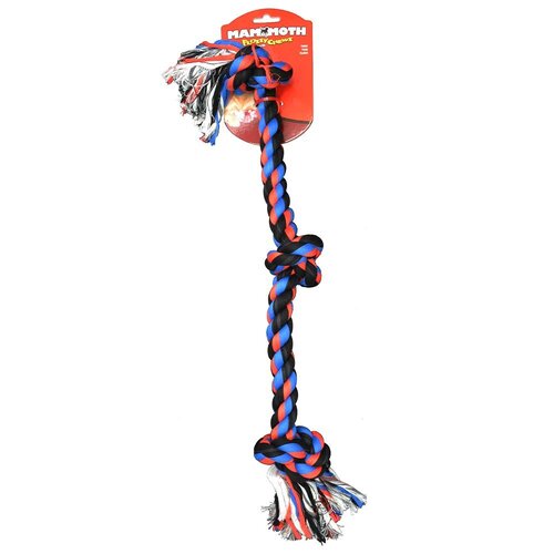 Flossy Chews Three Knot Tug Dog Chew Toy Assorted Medium 51cm