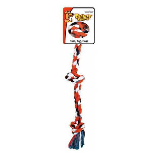 Flossy Chews Three Knot Tug Dog Chew Toy Assorted XL 91cm