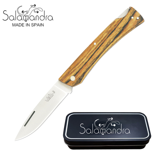 Salamandra Bocote Wood Handle Pocket Knife 175mm Overall Length (A180051)