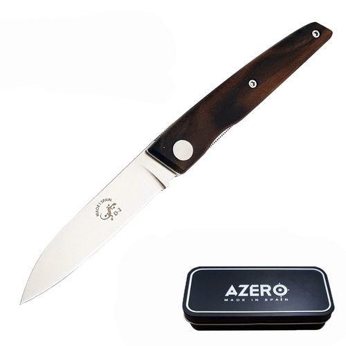 Azero Ziricote Handle Pocket Knife 95mm Closed Length (A230032)
