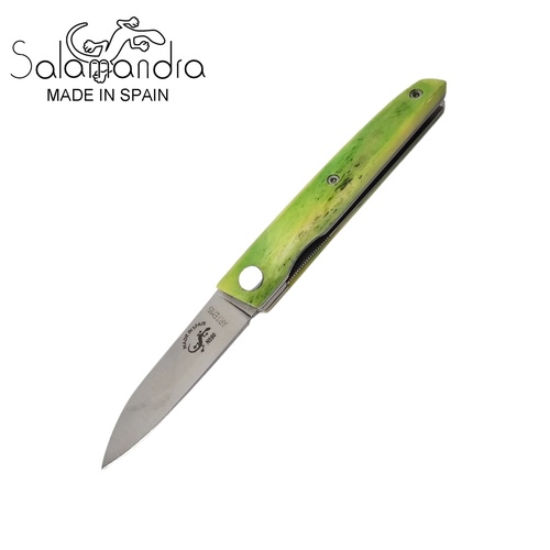 Salamandra Camel Bone Stainless Steel Pocket Knife 163mm (A230632)