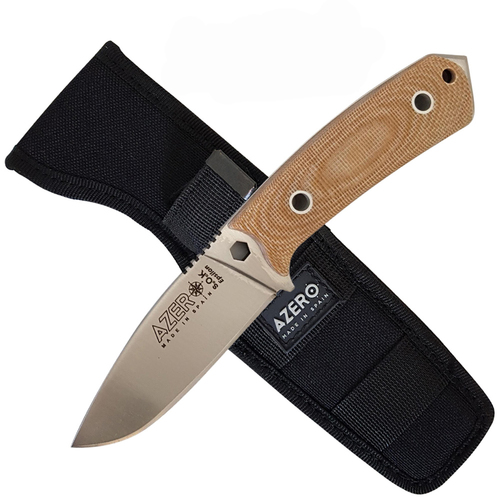 Azero Micarta Canvas Hunting 190mm Overall Length (A239241)