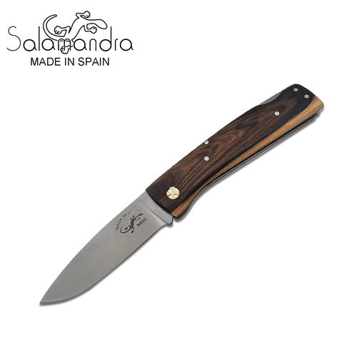 Salamandra Pistacho Wood Stainless Steel Pocket Knife 160mm (A304121)
