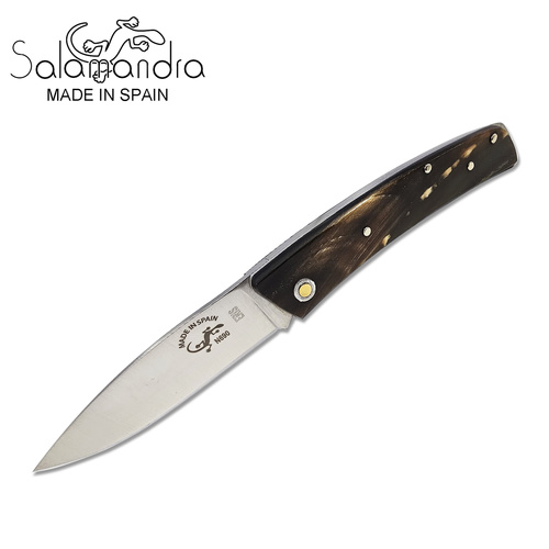 Salamandra Bufalo Horn Stainless Steel Pocket Knife 156mm (A311802)