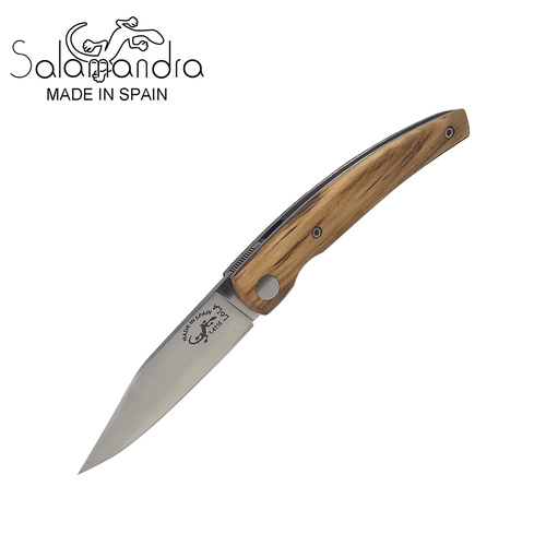 Salamandra Olive Wood Stainless Steel Pocket Knife 174mm (A315011)