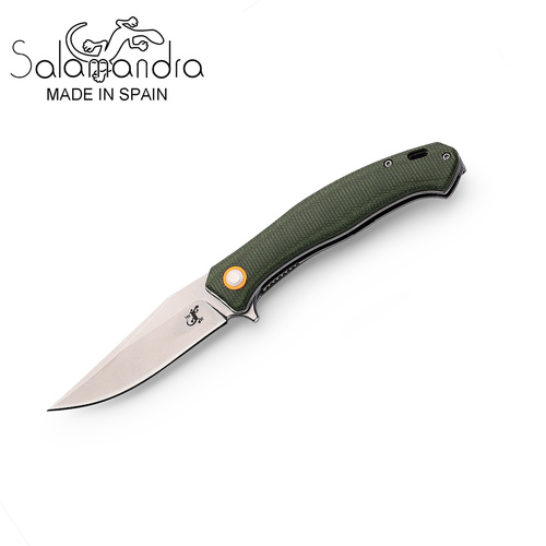 Salamandra Ball Bearing Pivot Pocket Knife Flax Handle 202mm (A813522)