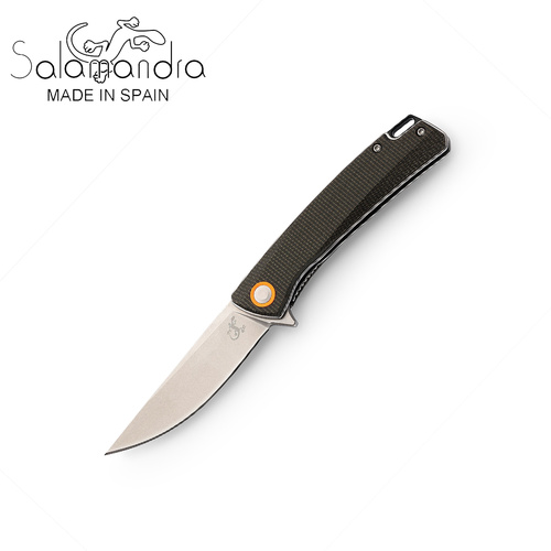Salamandra Ball Bearing Pivot Pocket Knife Flax Handle 179mm (A814522)