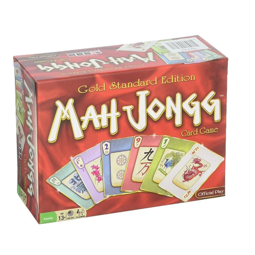 Mah Jongg Gold Standard Edition Card Game 3-6 Players Ages 13+ (AAC003081)