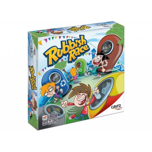 Cayro Rubbish Race Kids Fun Strategy Board Game 2-6 Players Ages 6+