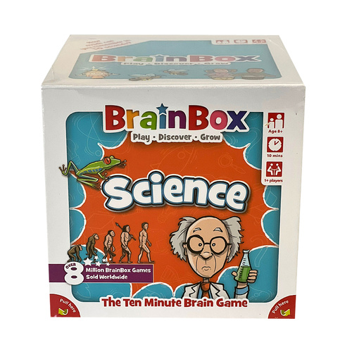BrainBox Science The Ten Minute Brain Card Game Ages 8+ (AAC244437)