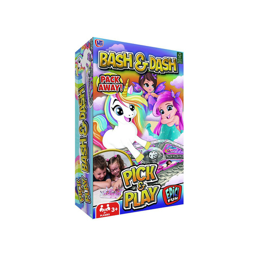 HTI Bash & Dash Pick & Play Travel Game 2+ Players Ages 3+ (AAC702412)