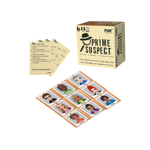 Fun Squared Games Prime Suspect 1-4 Players Ages 8+ (AAC899274)