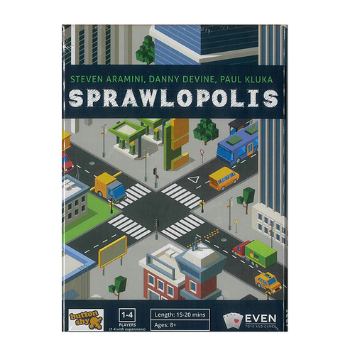 Even Toys & Games Sprawlopolis Card Game 1-4 Players Ages 8+ (AAC996302)